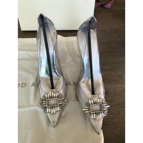 Good American Cinder-F**king-Rella Pump in Glass - 11.5 - Picture 1 of 9